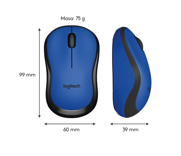 LOGITECH M220 niebieska - 329385 - zdjęcie 14